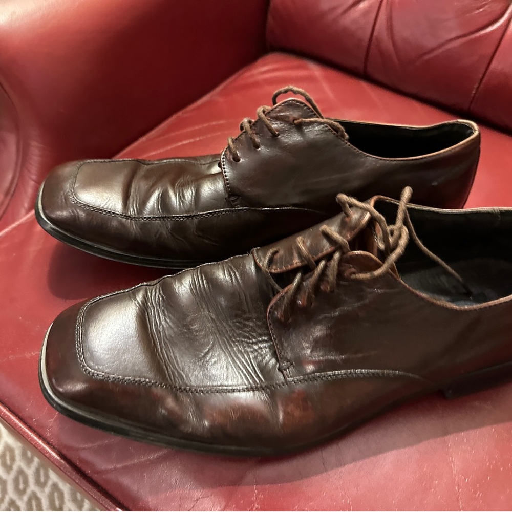 Alfani brown dress shoes